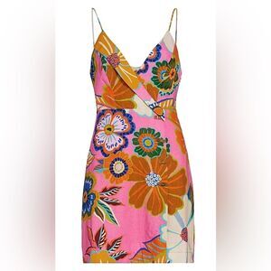 NWT Farm Rio Sleeveless Full Garden Minidress